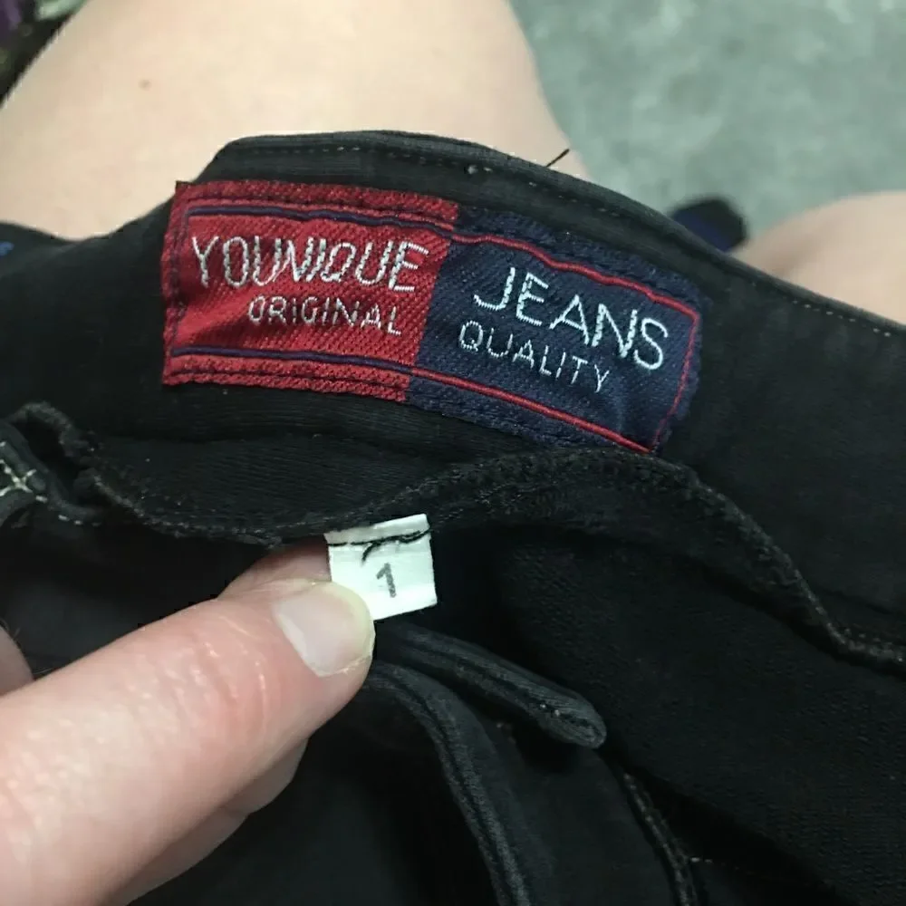 Juniors size 6 mini denim charcoal shorts festival summer vacation vintage